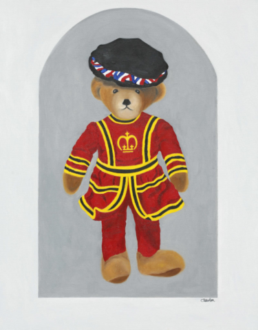 Beefeater Bear 22 x 28 $700.00