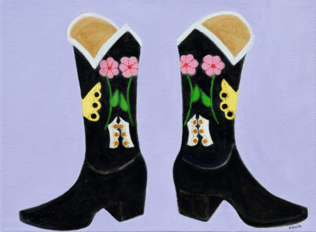 Cowgirl boots  14x18  $400.00